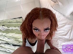 big white cock stretching tight ebony pussy so good 😩