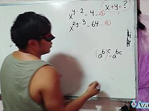 i'm a nerdy asian doing erotic math in bed...