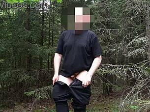 hey chubbykaot, aren't you loving flashing that curvy ass and belly in the woods?