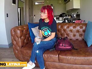 Petite Redhead Latina Melissa Mocosa Transforms into Casting Couch Slut with Deepthroat and Anal