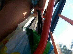 Minsk Upskirt Reveals Sexy Skirt Tease