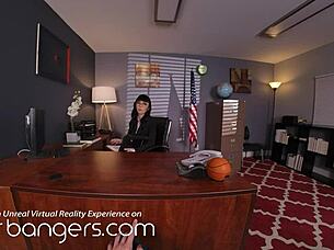vr bangers marica hase milf dominates huge cock at work uh wait