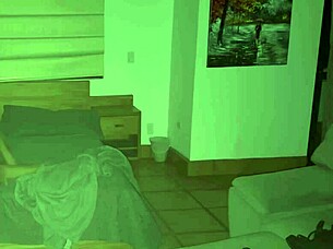 guy sneaks into bed midnight fuck hiding wife
