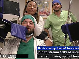 Freshman melany lopez's doctor hitachi orgasm exam
