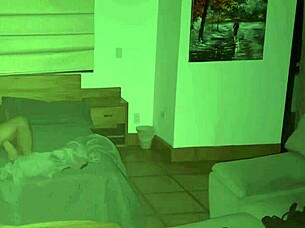 guy sneaks into bed midnight fuck hiding wife
