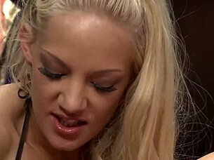 once those tops come off big tits lesbians dive into anal toy fucking frenzy