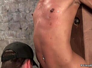 Ebony lesbians bound hogtied endure intense bdsm torment session.