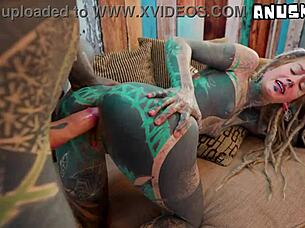 Dreadlocks Heels Girl Takes Rough BWC Anal Gapes Facial