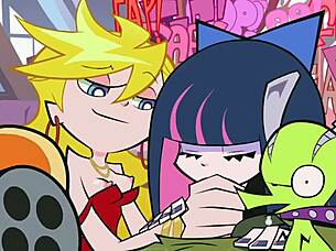 zone's panty flashes and stocking spanks in mini loops