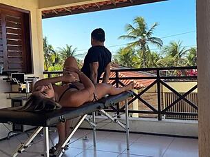 naughty blonde lets tattoo guy suck her then dp 😈 full vid
