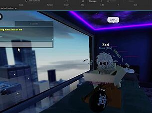 submissive roblox slut cums hard from deep backshots in thong