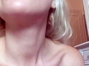 Cum All Over My Wet Blonde Milf Body Now