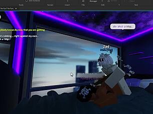 submissive roblox slut cums hard from deep backshots in thong
