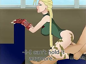i surprise girlfriend in cammy cosplay then fuck her doggystyle outdoors