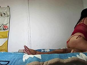 pregnant wife takes anal creampie 😈🔥💦