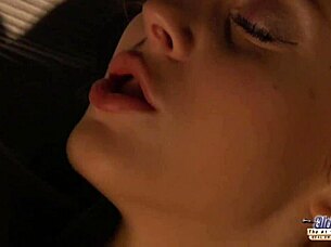 Seductive blonde babe fucked hard by old man facial
