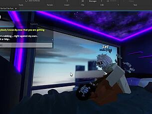 submissive roblox slut cums hard from deep backshots in thong