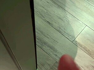 Big ass teen rips pussy with toy as I cum to her moans!