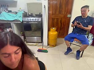 maid gets ripped clothes fucked by huge cock intensely