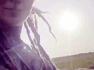 Country Girl Finds Peace Soaking in Nature's Sun