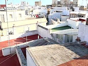 amateurs bang on balcony with cadiz cum views