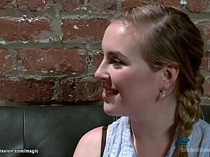 therapist binds teen for rough anal pounding