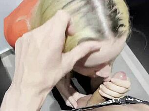 rough public toilet slut fuck for cash squirt fest