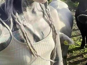 Country Girl Finds Peace Soaking in Nature's Sun