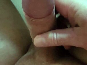 close-up handjob naked in public parking car