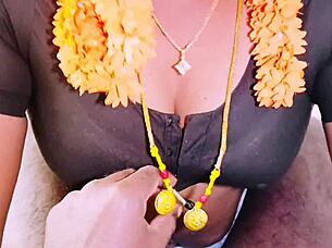 village aunty's sloppy blowjob and dirty talk cowgirl ride 🔥🍆