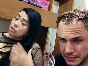 backstage with tattooed african pornstar soraya carioca revealing big tits ass and juicy secrets