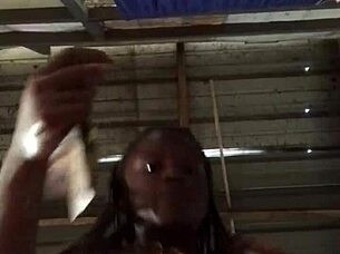 join black african lady for intimate dining