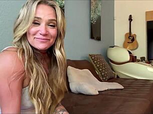 Moms Best Friend Shows Party Tricks With Anal And Huge Cock