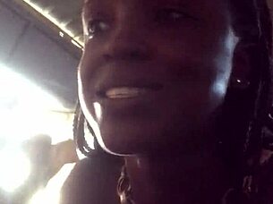 join black african lady for intimate dining