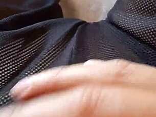 Gretala's Sexy Flashing Reveals Trimmed Pussy Tease