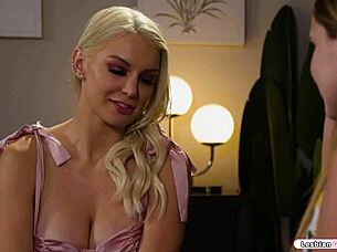 petite teen's first milf lick on steamy lesbian date!