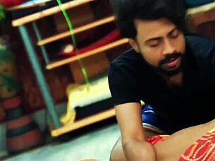 narrating the indian beauty's seductive encounter with owner