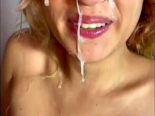 hot compilation of massive facials and cumshots