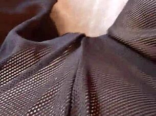 Gretala's Sexy Flashing Reveals Trimmed Pussy Tease