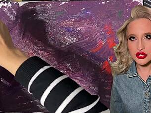 barbie art's findom goaldigger hands worship tease