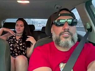 Uber driver fucked my pink pussy at motel