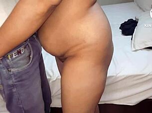 pooja bhabhi's wild horny fuck session with younger stud deepthroat creampie