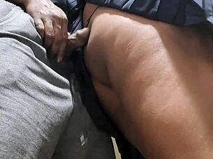 Student Gets Creampie Gooey Cumshot Inside Train Ride Thrill