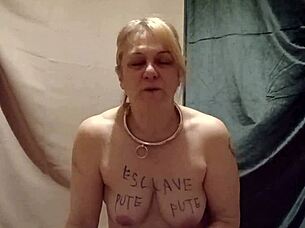 Slave Gagging Masturbation Blowjob Training French Whore