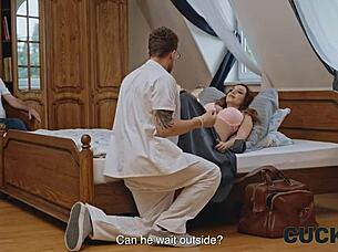 Husband Watches Wife's Kinky Doctor Exam