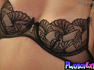 Sky Wonderland Strips Lingerie Off Big Tits Curves