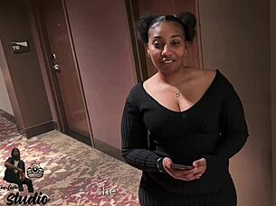 guest can't resist tall dreadhead's big black cock pounding
