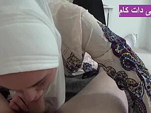 big ass iranian hijab beauty sneaks hardcore pounding