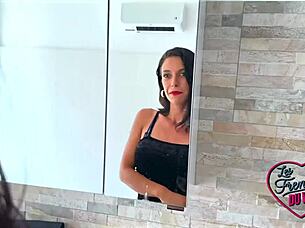 Mia And Ashley Sensual French FFM Threesome With Big Cock