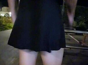ting xuan spotted in heels at the outdoor community garden